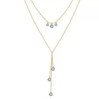 Drop Center Layer Y Necklace Lariat & Y Necklaces