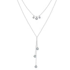 Drop Center Layer Y Necklace Lariat & Y Necklaces