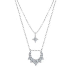 Moon Star Layered Necklace Multi-Strand Necklaces