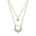 Star Moon Layer Layered Necklace product photo by Starlight