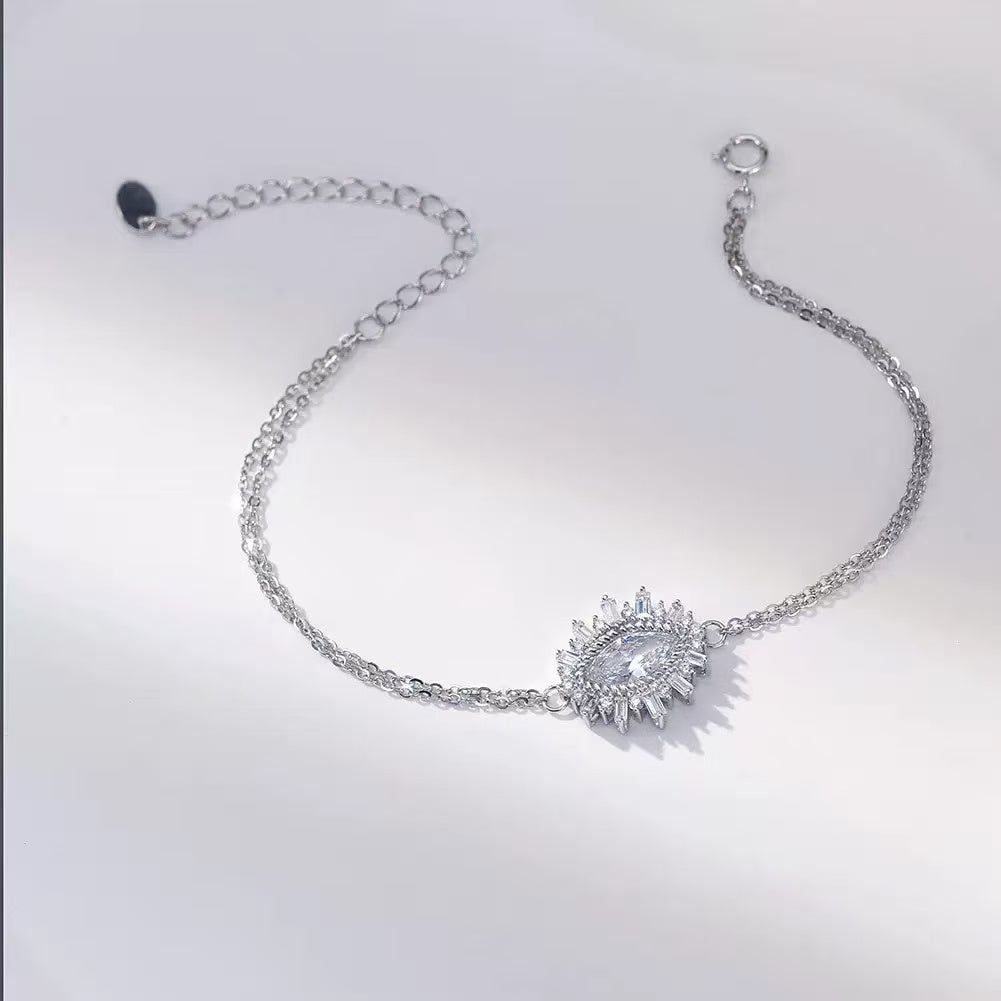 Sunburst Eye Bracelet – Sterling Silver or Gold Plated