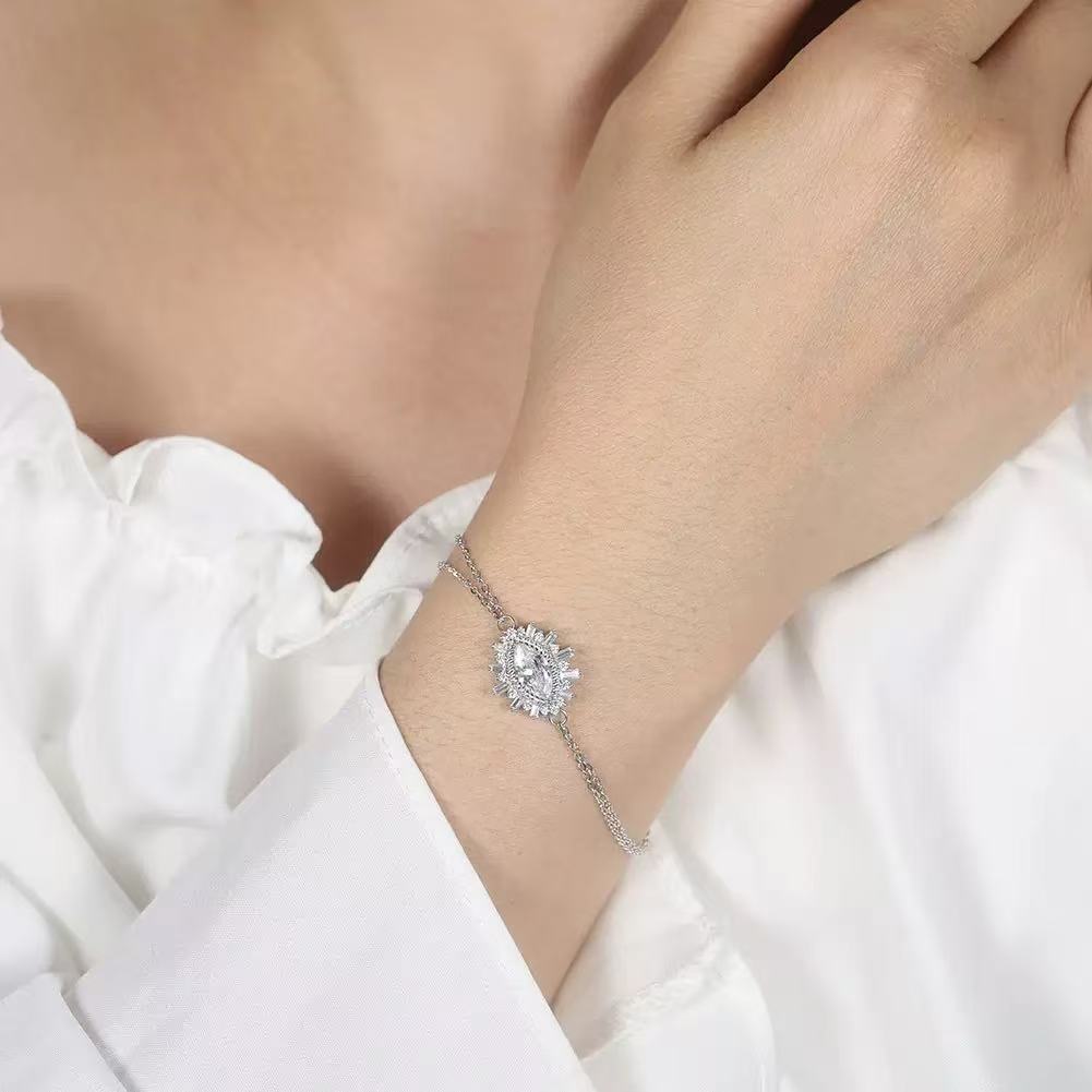 Sunburst Eye Bracelet – Sterling Silver or Gold Plated