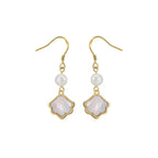 Mother-of-Pearl Shell Drop Earrings Dangle & Drop Earrings