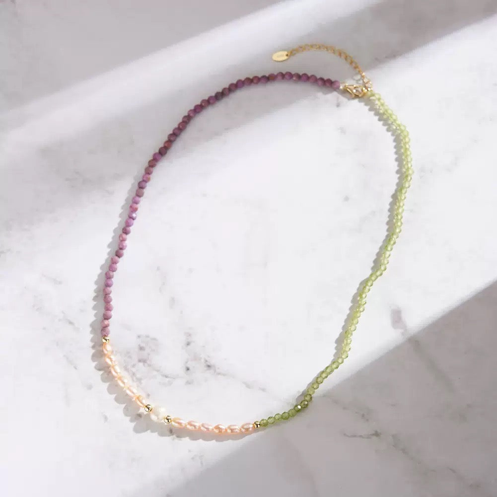 Pearl Stone Double Strand Necklace additional view 5