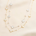 Mother-of-Pearl Shell Necklace Pendant Necklaces