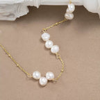 Pearl Cluster Chain Necklace Chains