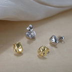 Organic Pebble Stud Earrings Stud Earrings