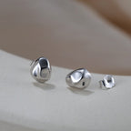 Organic Pebble Stud Earrings Stud Earrings