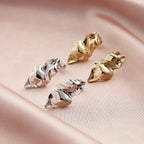 Organic Wave Stud Earrings Stud Earrings