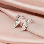 Organic Wave Stud Earrings Stud Earrings