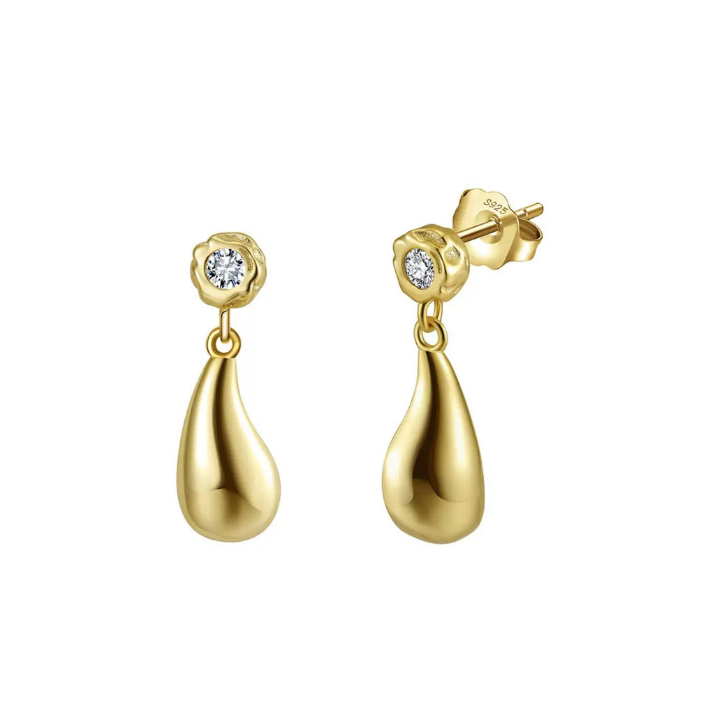 Timeless Elegance Teardrop Earrings – 925 Sterling Silver