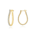 Halo Detail Design Hoop Earrings product photo by Starlight