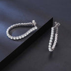 Luxe Link Huggie Hoops Hoop Earrings
