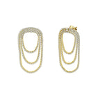 Layered Loop Hoop Earrings Hoop Earrings
