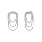 Layered Loop Hoop Earrings Hoop Earrings
