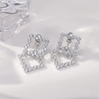 Geometric Lattice Drop Earrings Dangle & Drop Earrings
