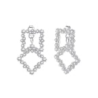 Geometric Lattice Drop Earrings Dangle & Drop Earrings
