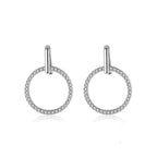 Orbit Bar Hoop Earrings Hoop Earrings