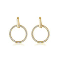 Pair Accent Detail Hoop Earrings product photo by Starlight