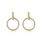 Orbit Bar Hoop Earrings Hoop Earrings