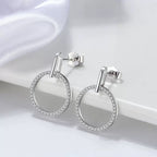 Orbit Bar Hoop Earrings Hoop Earrings