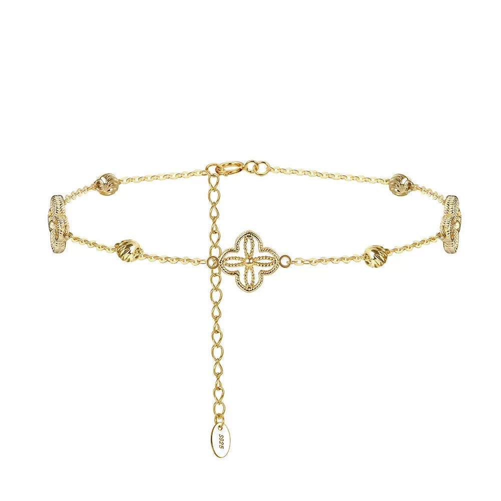 Clover Charm Accent Link Bracelet product photo by Starlight