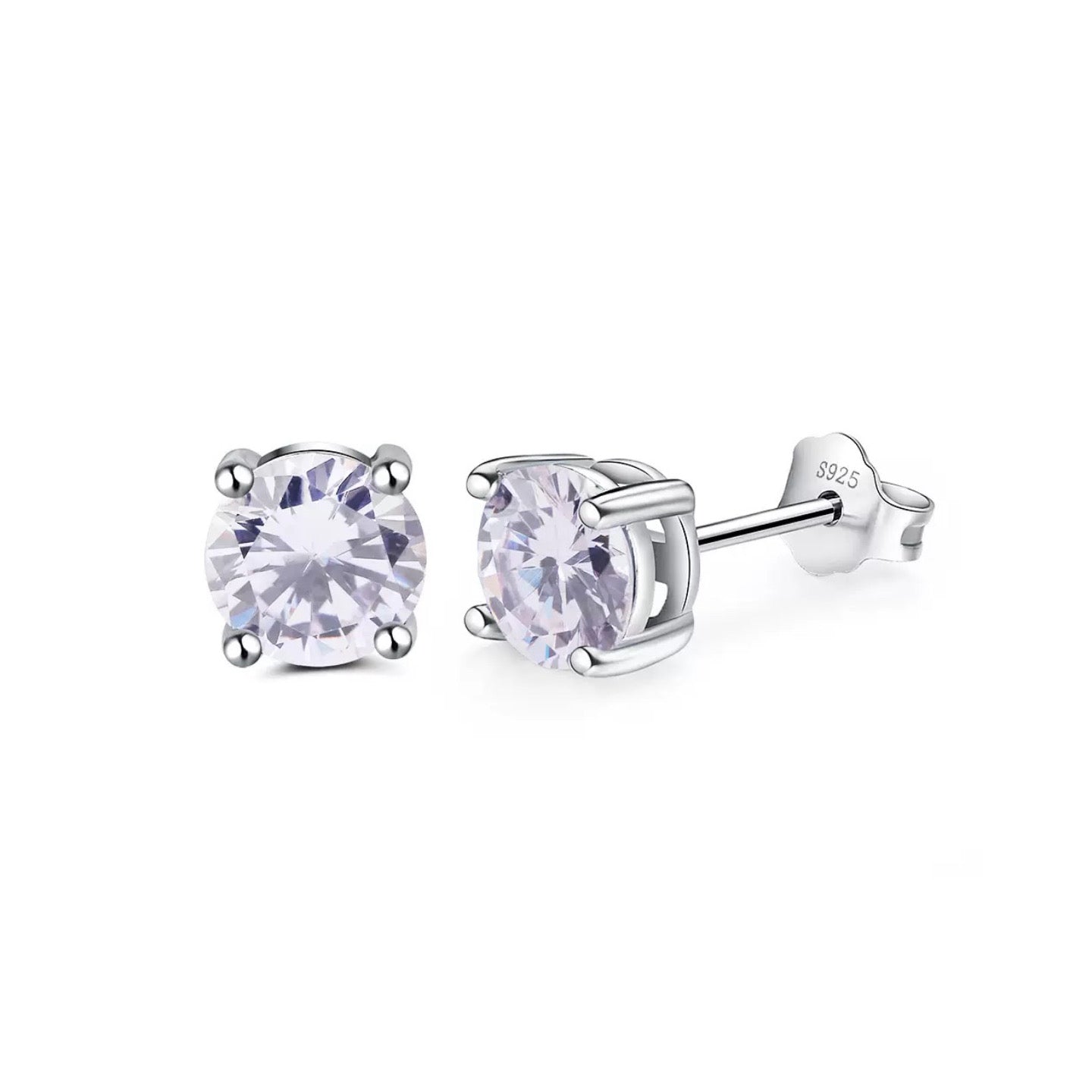 Classic Spark –Birthstone Stud Earrings (12 Colors)