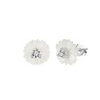 Shell Flower Pearl Stud Earrings Stud Earrings