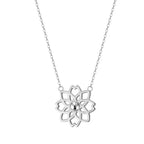 Lotus Openwork Necklace Pendant Necklaces