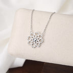 Lotus Openwork Necklace Pendant Necklaces