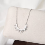 Sunray Arc Necklace Pendant Necklaces