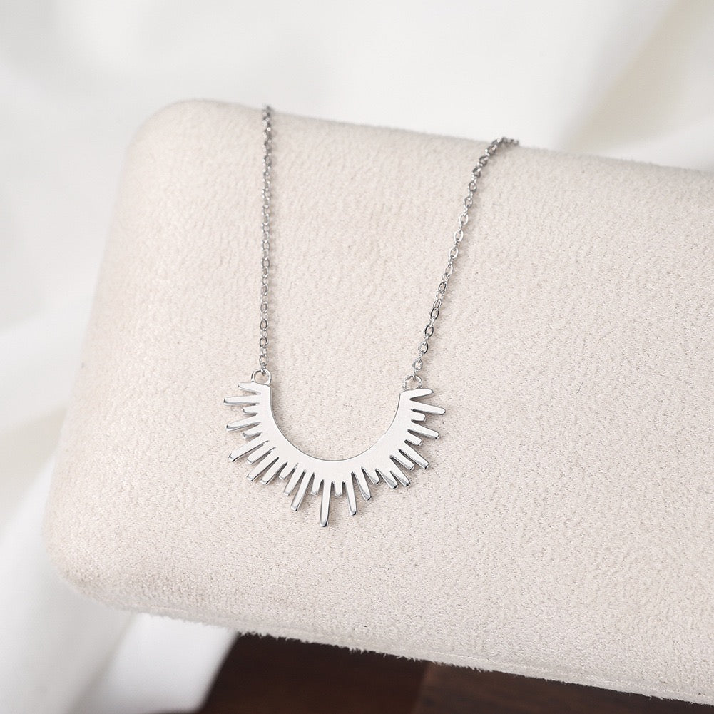 Solaris Ray – Gold Vermeil Sunburst Pendant Necklace