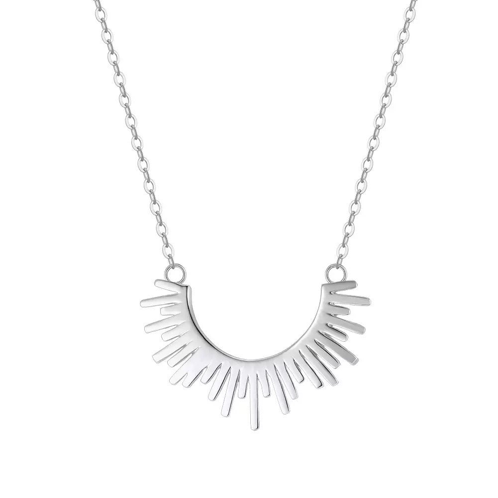 Solaris Ray – Gold Vermeil Sunburst Pendant Necklace