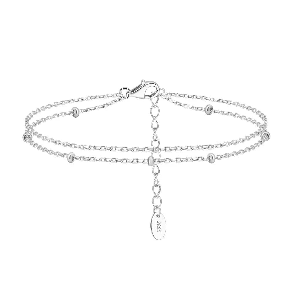 Double Chain Balance – Gold Vermeil Bracelet