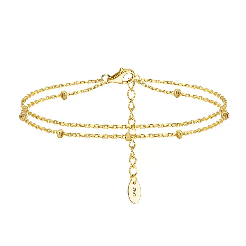 Double Balance Link Layered Bracelet product photo by Starlight