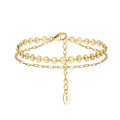 Disc Layers Link Layered Bracelet product photo by Starlight