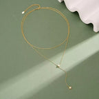 Pearl Star Lariat Necklace Lariat & Y Necklaces