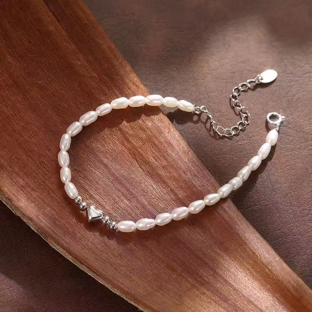 Little Heart Pearl Bracelet