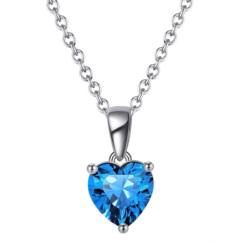 Classic Birthstone Pendant Necklace