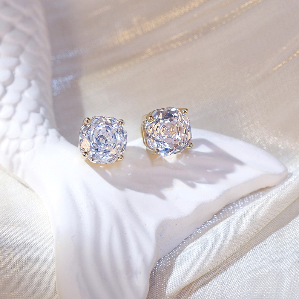 Rose Bloom Stud Earrings