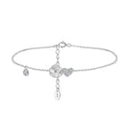 Heart Petal Chain Bracelet Charm Bracelets