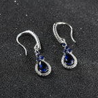 Midnight Blue Teardrop Earrings Dangle & Drop Earrings