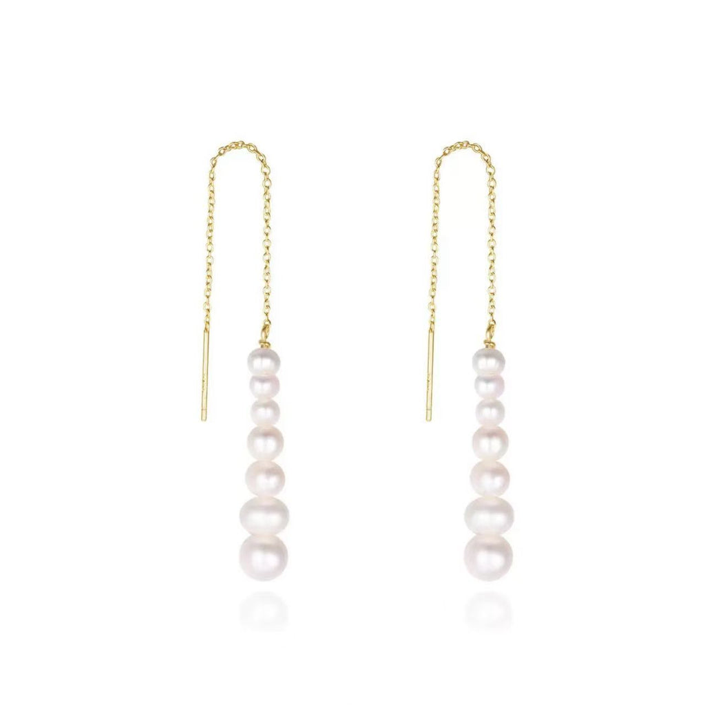 Liora Pearl Link Threader Earrings product photo by Starlight