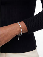 Bezel Link Bracelet Chain & Link Bracelets