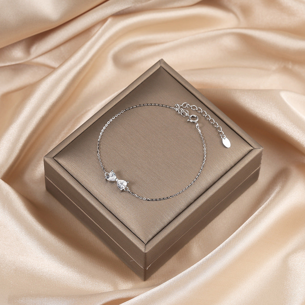 Bow Spark – Vermeil & CZ Bracelet