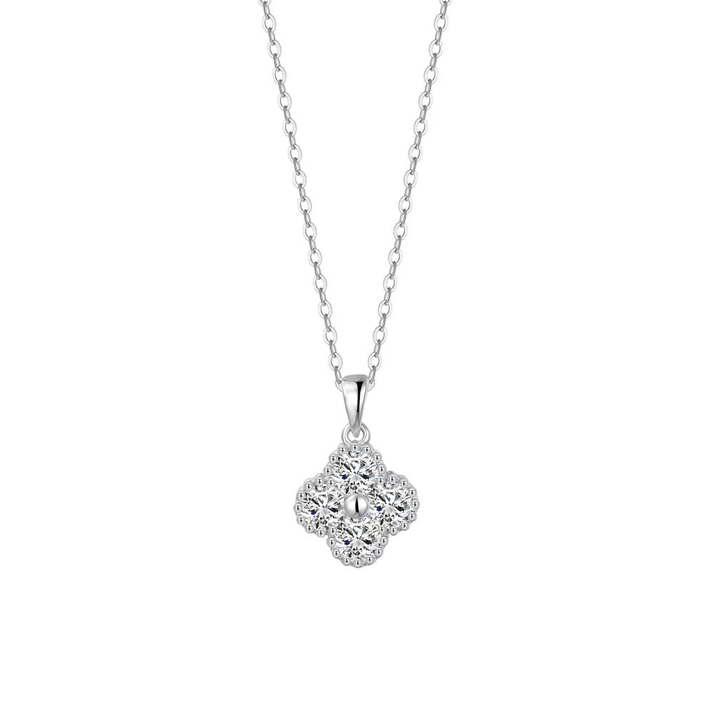 Clover Radiance Pendant Necklace
