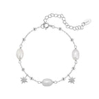 Starlit Pearl Charm Bracelet Charm Bracelets