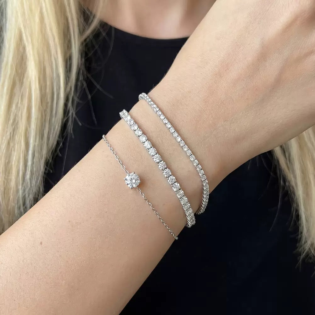 Solitaire Slider Bracelet