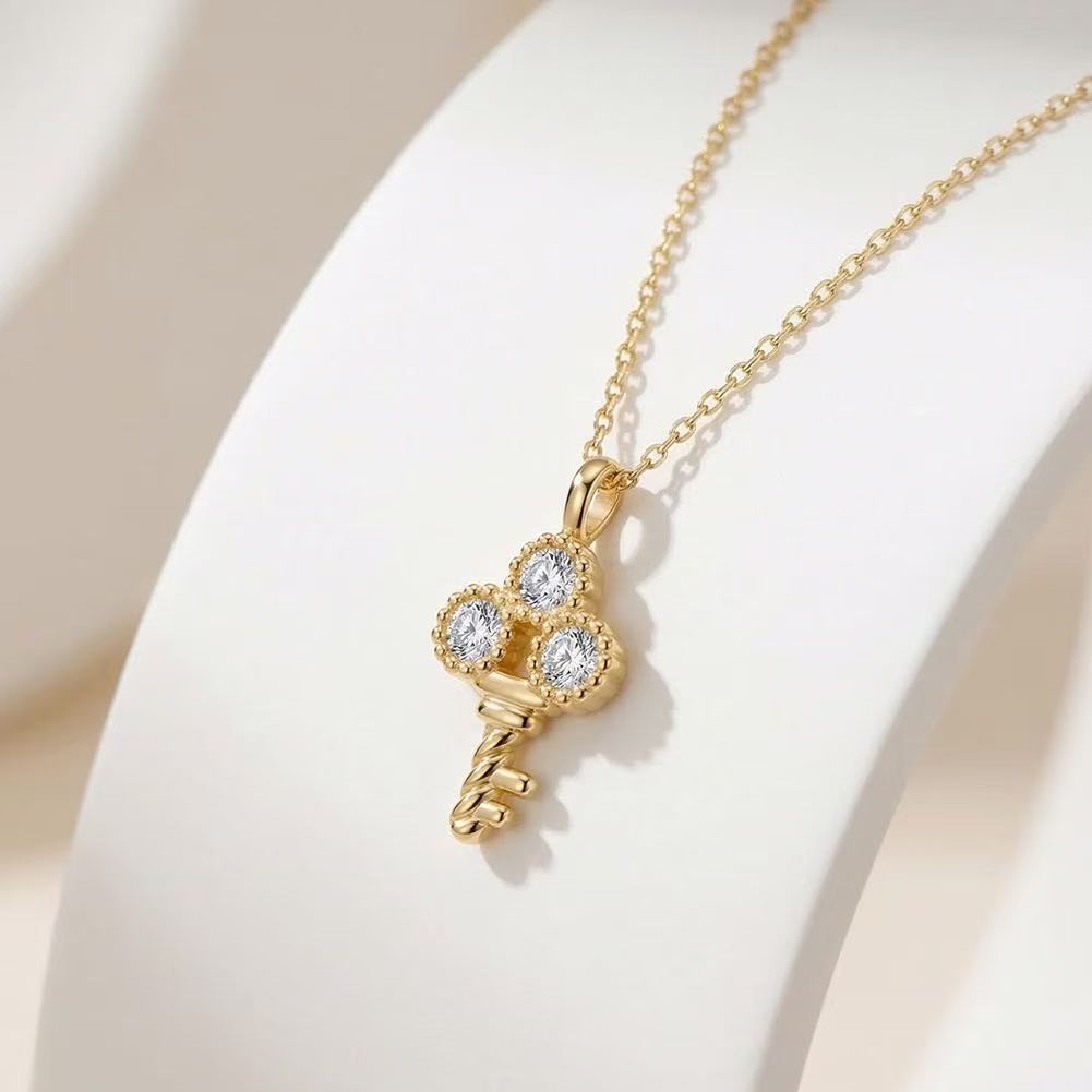 Wish Key Pendant Necklace