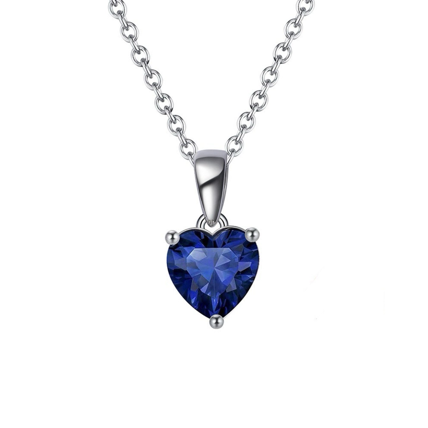 Heart Birthstone Pendant Necklace